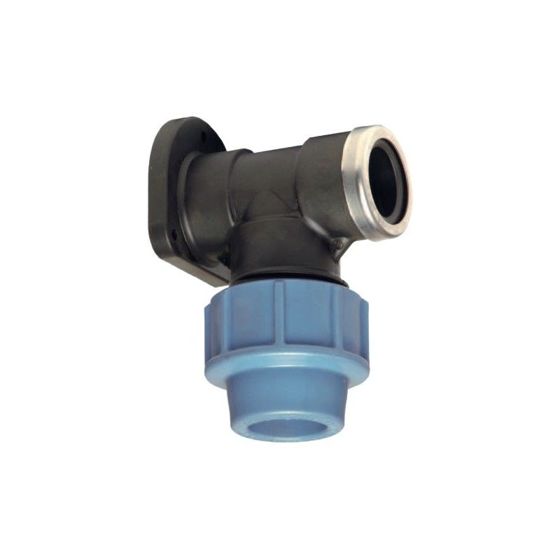 Кутник настінний 90° із внутрішнім різьбленням 25x3/4`, 16 PN, поліпропілен